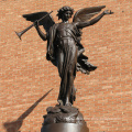 Western Style outdoor garden decoration metal craft bronze angels statue